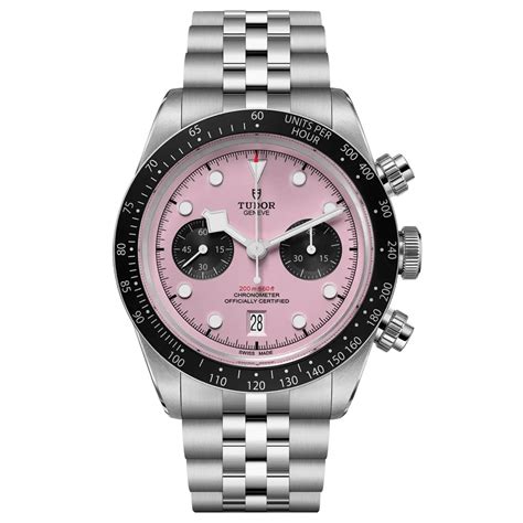 black bay chrono tudor pink|tudor 79360n 0019.